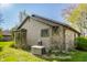 Exterior view of home featuring siding, a bay window, and a backup generator at 2236 Calaveras Way, Indianapolis, IN 46240