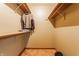 Spacious walk-in closet with built-in shelving and ample storage space; ready for your wardrobe! at 2236 Calaveras Way, Indianapolis, IN 46240