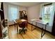 Charming home office space with hardwood floors and natural light at 2405 Sycamore St, Columbus, IN 47201
