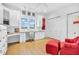 Bright craft room with custom cabinets, ample counter space, and natural light at 2575 W 100 S, Franklin, IN 46131