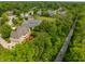 Beautiful aerial view of a home with a large deck and access to a walking trail at 269 Manchester Ct, Noblesville, IN 46060