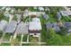 An aerial view of a charming home with a beautiful yard and surrounding neighborhood at 319 N Ridgeview Dr, Indianapolis, IN 46219