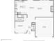 Layout of the first-floor featuring a kitchen, living room, Gathering room, and garage at 3430 Burlingame Blvd, Westfield, IN 46074