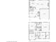 Detailed first and second-floor plan showing the layout of the entire home at 3430 Burlingame Blvd, Westfield, IN 46074