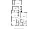 Here is a detailed floor plan of the property showing bedrooms, baths, and halls at 440 E 82Nd St, Indianapolis, IN 46240