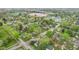High-angle neighborhood shot exhibiting the layout and proximity to local amenities on a cloudy day at 473 N 17Th St, Noblesville, IN 46060
