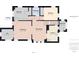 Floor plan of a house showing the layout of the living room, dining room, and other rooms at 4917 N Park Ave, Indianapolis, IN 46205