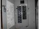 Electrical panel and labeling including circuit amperage at 4927 Mathews Ave, Indianapolis, IN 46227