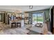 Bright, modern kitchen with stainless steel appliances, wood countertops, and outdoor patio access at 4940 Sundance Trl, Indianapolis, IN 46239