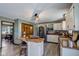 Charming kitchen with stainless steel appliances, wood countertops, and rustic wooden cabinets at 4940 Sundance Trl, Indianapolis, IN 46239