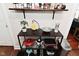 Efficient pantry area with shelving and various kitchen essentials for organized storage at 5938 Haverford Ave, Indianapolis, IN 46220