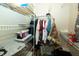 Walk-in closet with wire shelving, clothing racks and ample space for organizing clothes and accessories at 7926 White Pine Dr, Avon, IN 46123