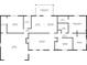 Floor plan of the home showing layout and dimensions of rooms at 807 Whitmore St, Anderson, IN 46012