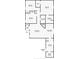 Detailed floor plan showcasing the layout, dimensions, and room names throughout the house at 8141 Rob Ln, Indianapolis, IN 46237