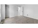 Neutral bedroom featuring new carpet, fresh paint, and closet at 8315 N Payne Rd, Indianapolis, IN 46268