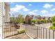 Scenic view from the balcony showcasing the neighborhood and well-maintained surroundings at 9417 Glencroft Way, Indianapolis, IN 46250