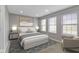 Serene main bedroom with neutral tones, plush carpet, and an abundance of natural light at 9417 Glencroft Way, Indianapolis, IN 46250