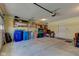 The large two-car garage provides ample space for vehicles and storage at 9602 Sweet Clover Way, Fishers, IN 46038