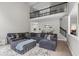 Spacious living room with high ceilings and an open floor plan at 9656 Loganberry Ln, Indianapolis, IN 46256