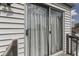 Sliding back door gives access to deck and backyard at 110 Meadow Creek Blvd, Whiteland, IN 46184