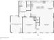 Main floor plan showcasing a primary bedroom, bathroom, kitchen, and Gathering room at 110 Meadow Creek Blvd, Whiteland, IN 46184