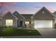 Charming brick home with a well-manicured lawn and inviting front entrance at 1275 Cliff View Dr, Westfield, IN 46074