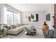 Bright living room featuring comfortable seating, modern decor, and ample natural light at 13776 Tender Dr, Carmel, IN 46032