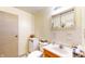 Traditional bathroom with vanity and mirrored medicine cabinet at 1402 Arcola Ct, Beech Grove, IN 46107