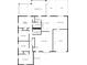 Detailed floor plan showcasing the layout of the home at 1402 Arcola Ct, Beech Grove, IN 46107
