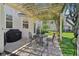 Inviting back patio with a pergola, outdoor seating, and a grill, perfect for entertaining at 14162 Nicholas Dr, Carmel, IN 46074