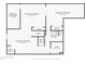 Basement floor plan with room dimensions at 14162 Nicholas Dr, Carmel, IN 46074