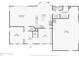Floor plan highlighting the first floor, including living room, kitchen, office, garage, and entry at 14162 Nicholas Dr, Carmel, IN 46074