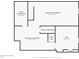 Basement floor plan showing the gym, finished and unfinished basements, and closet at 1508 Redwood Dr, Carmel, IN 46032