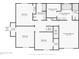 Floor plan featuring the primary bedroom, bedrooms, closets, and primary bathroom at 1508 Redwood Dr, Carmel, IN 46032