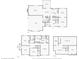 Three-floor floorplan shows the living areas, bedrooms, and basement at 1508 Redwood Dr, Carmel, IN 46032
