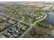 Gorgeous aerial view of home in a beautiful community with a pond and easy access to amenities at 17060 Kingsbridge Blvd, Westfield, IN 46074