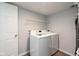 Bright laundry area with new, front-load washer and dryer at 17060 Kingsbridge Blvd, Westfield, IN 46074