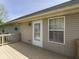 Inviting back deck with railing, access to the home, and a view of the backyard, providing outdoor living space at 1858 Jenny Dr, Martinsville, IN 46151