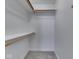 Walk-in closet with shelving and rod, offering ample storage space at 1858 Jenny Dr, Martinsville, IN 46151