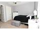 Cozy bedroom with a bed, white furniture, and neutral decor, creating a peaceful retreat at 2075 Longford Ln, Avon, IN 46123