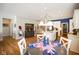 Charming dining area adjacent to the kitchen, perfect for Gathering meals and entertaining at 2250 Somerset Dr, Franklin, IN 46131