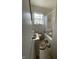 Bathroom with a tub-shower combo, toilet, and sink vanity, requiring renovation and cleaning at 2517 Baur Dr, Indianapolis, IN 46220