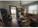 Bedroom showing clutter and deferred maintenance requiring repair, clean-out, and improvements at 2517 Baur Dr, Indianapolis, IN 46220
