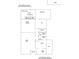 Simplified floor plan shows layout of rooms including bedrooms, living room and kitchen at 2517 Baur Dr, Indianapolis, IN 46220