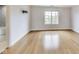 Spacious bedroom features natural light, hardwood floors and access to an ensuite bathroom at 2979 Kings Ct, Carmel, IN 46032