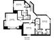 Second level floor plan includes bedrooms, bathrooms, laundry room, and walk-in closets at 2979 Kings Ct, Carmel, IN 46032