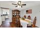 Charming dining area featuring a classic china cabinet and elegant dining set at 3104 Poplar St, Anderson, IN 46012