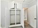 Bedroom closet boasts generous shelving for organized storage and easy access at 3109 Forest Manor Ave, Indianapolis, IN 46218