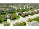Stunning aerial view of a two-story home with lush green yard at 4625 Elkhorn Ct, Noblesville, IN 46062