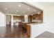 Well-equipped kitchen features stainless steel appliances, a center island, and plenty of counter space and storage at 5141 S Cobblestone Dr, Zionsville, IN 46077